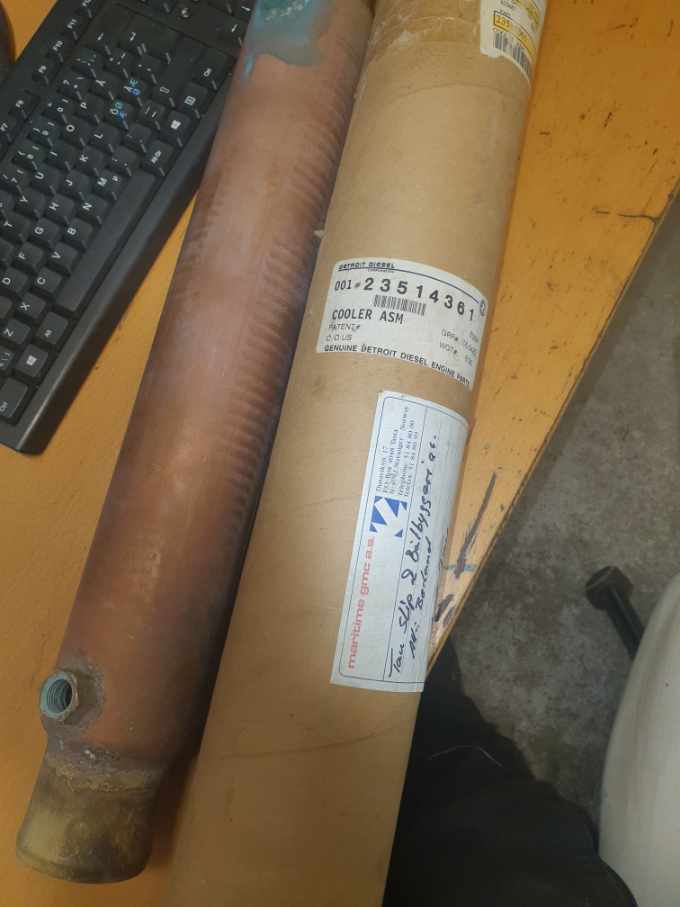Detriot Diesel drivstoffkjøler